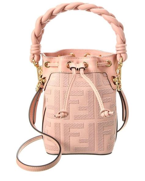 pink fendi bags|fendi hot pink bucket bag.